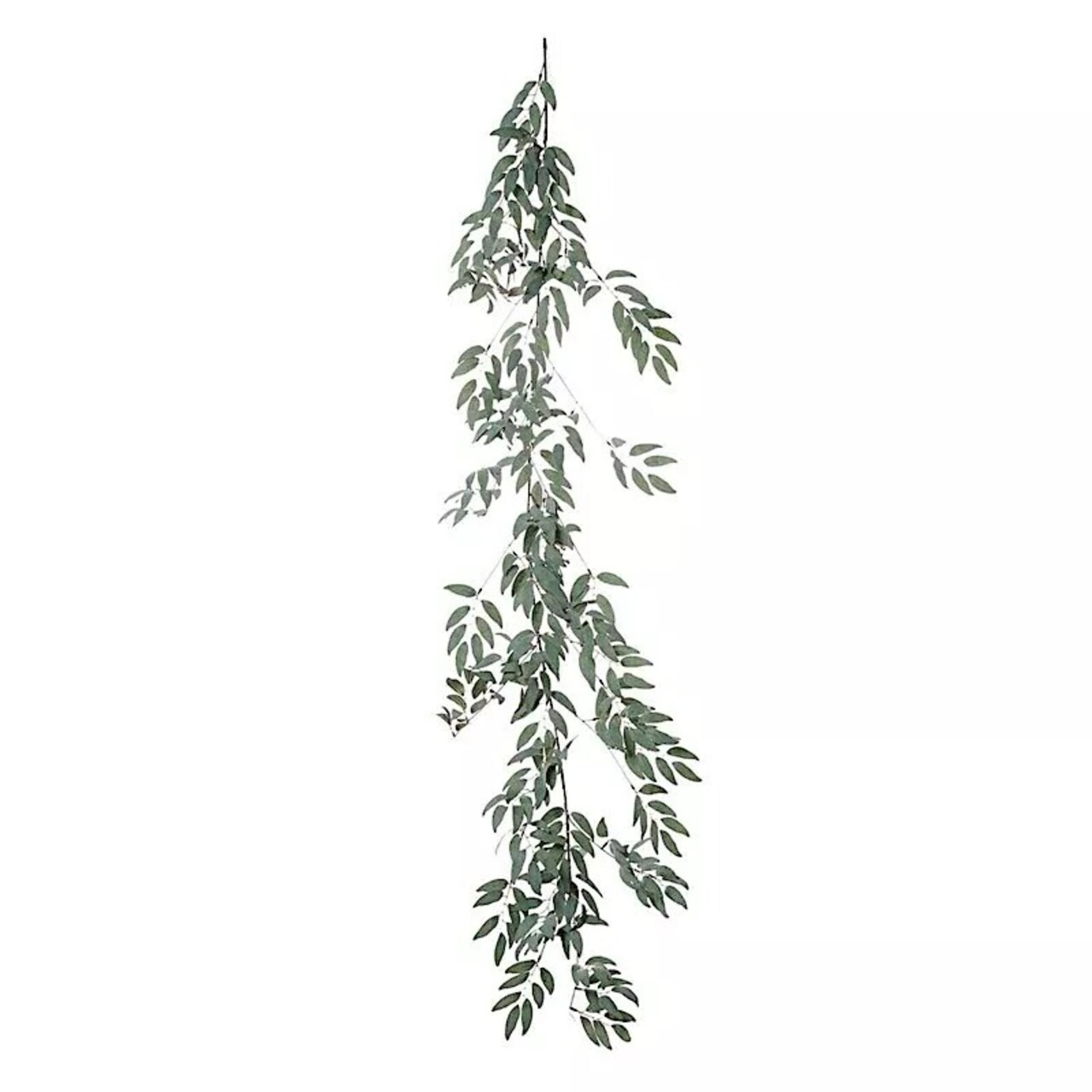 60-Inch long Frosted Green Artificial Willow Leaves Garland Wedding Decorations